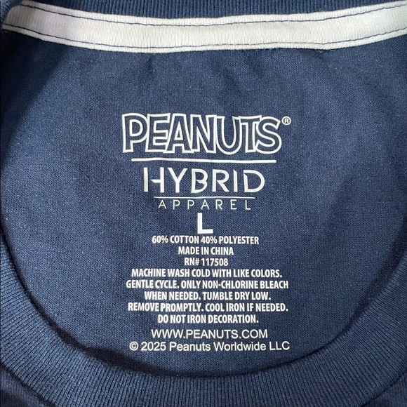 Peanuts Snoopy Navy Graphic “One Cool Dad” Mens Tee Shirt Var Sizes | NWT - Picture 3 of 3